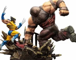 X-Men - Wolverine vs. Juggernaut Deluxe 1/10th Scale Diorama Statue (Iron Studios Exclusive)