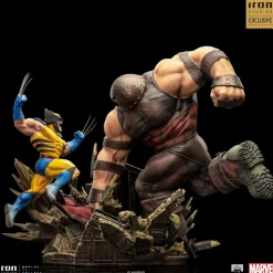 X-Men - Wolverine vs. Juggernaut Deluxe 1/10th Scale Diorama Statue (Iron Studios Exclusive)