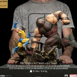 X-Men - Wolverine vs. Juggernaut Deluxe 1/10th Scale Diorama Statue (Iron Studios Exclusive)