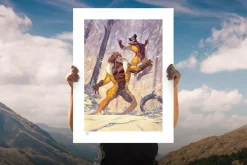 X-Men - Wolverine vs Sabretooth Fine Art Print by Julian Totino Tedesco