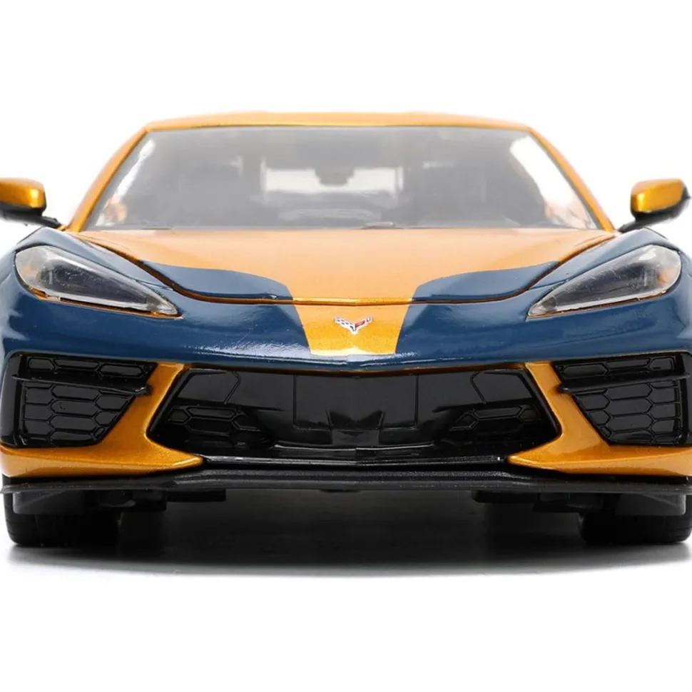 X-Men - Wolverine with 2020 Chevrolet Corvette Stingray 1/24th Scale Die-Cast Vehicle Replica