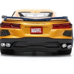 X-Men - Wolverine with 2020 Chevrolet Corvette Stingray 1/24th Scale Die-Cast Vehicle Replica