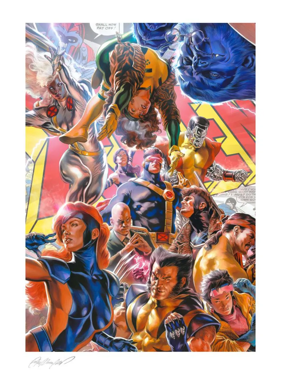 X-Men - X-Men #1 Fine Art Print by Felipe Massafera