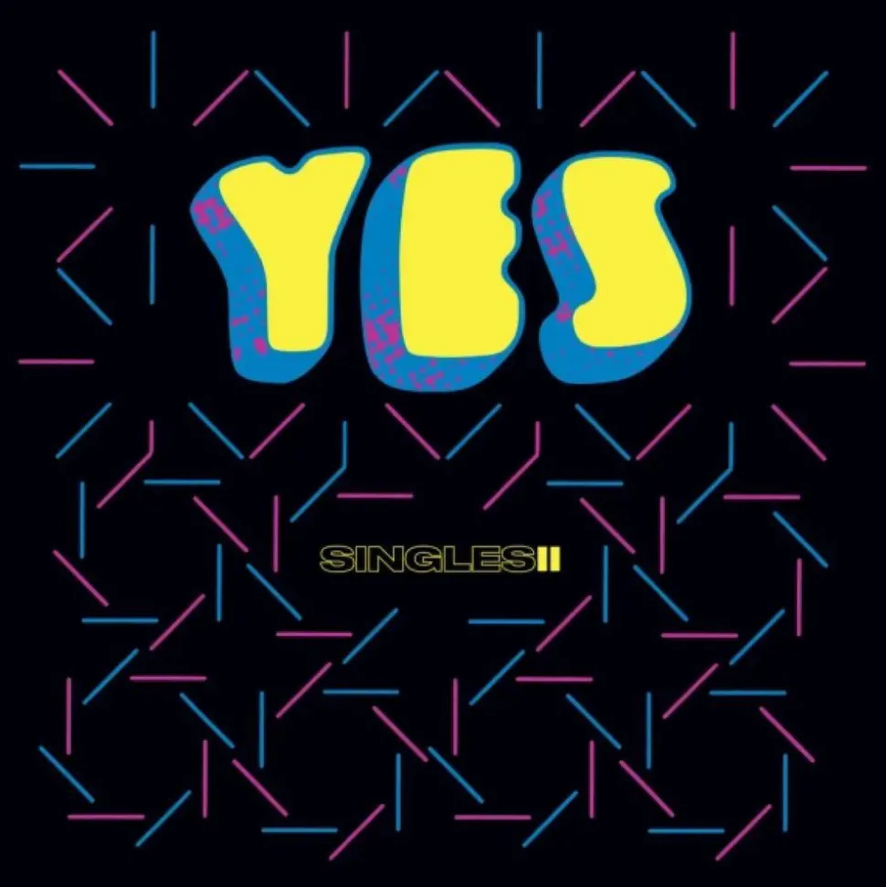 Yes - YesSingles2 LP Vinyl Record (White & Blue Splatter Coloured Vinyl)