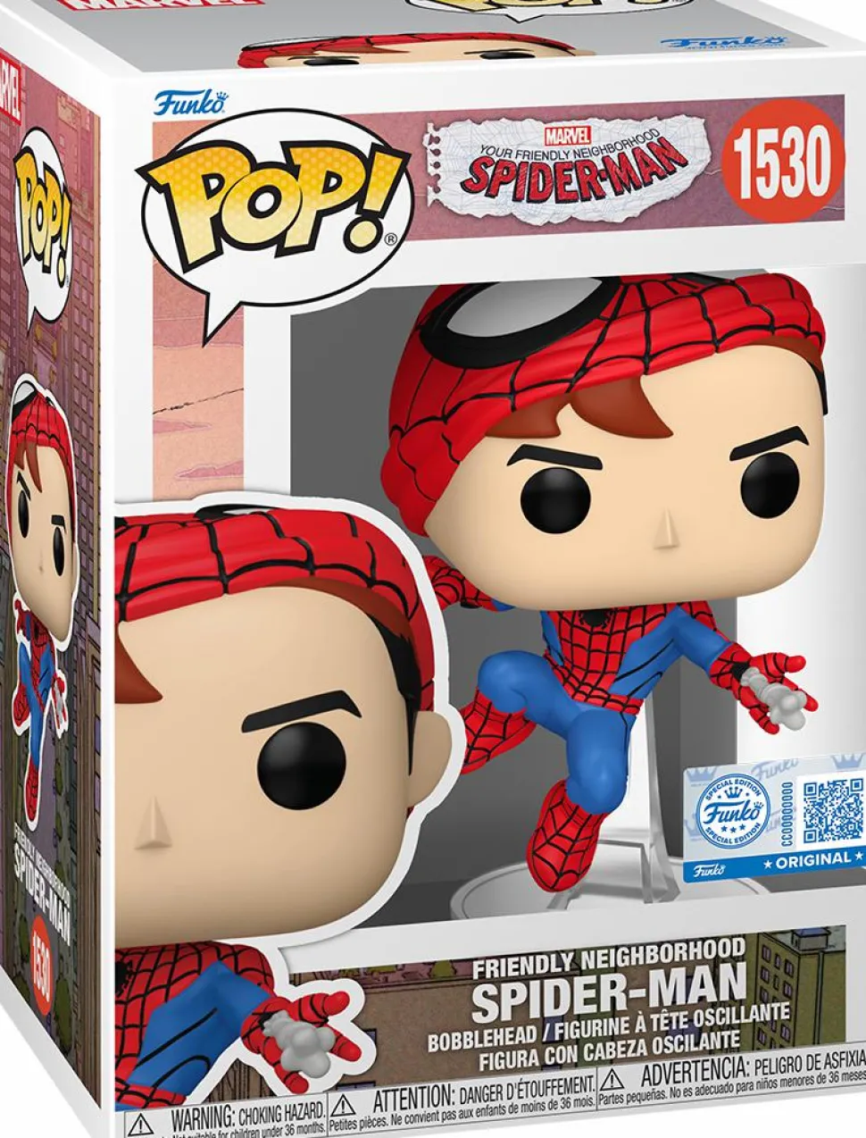 Your Friendly Neighborhood Spider-Man (2025) - Friendly Neighborhood Spider-Man (Unmasked) Pop! Vinyl Figure