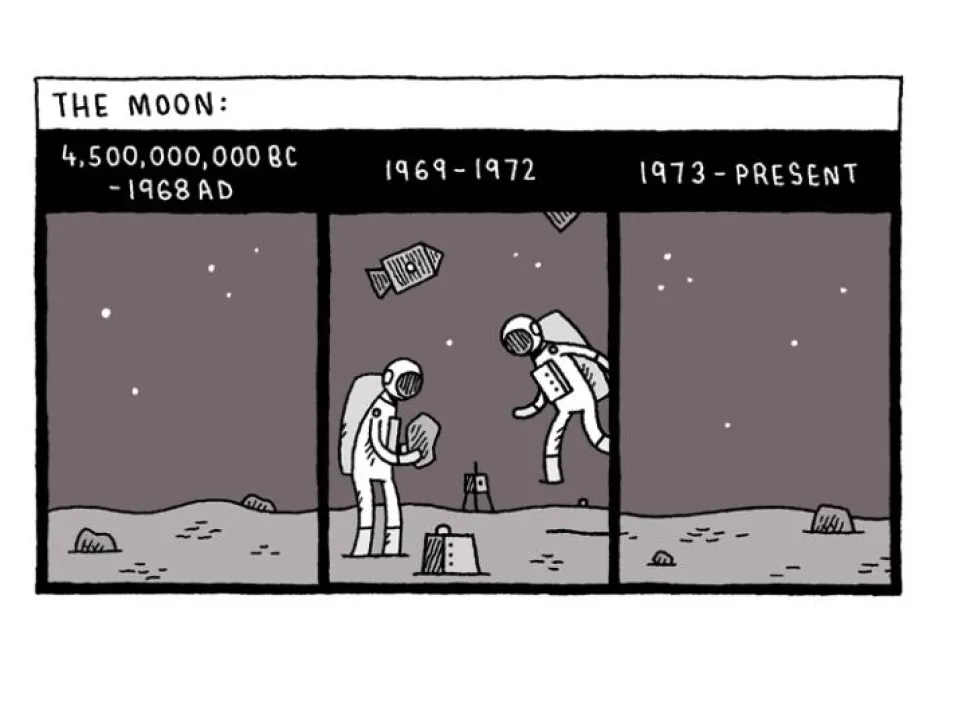 You’re All Just Jealous of My Jetpack by Tom Gauld Hardcover Book