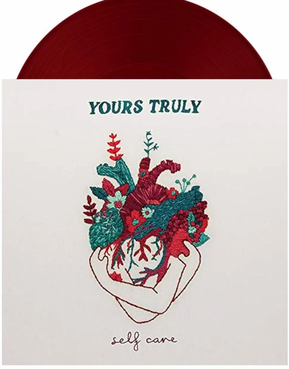 Yours Truly - Self Care LP Vinyl Record (Opaque Red Coloured Vinyl)