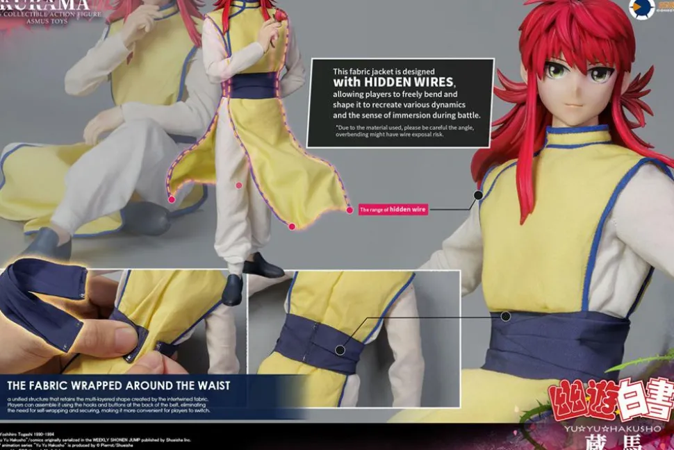 Yu Yu Hakusho - Kurama (Luxury Edition) 1/6th Scale Action Figure
