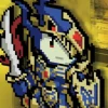 Yu-Gi-Oh! - Black Luster Soldier FiGGYZ Pixel Art 4.3" PVC Magnet
