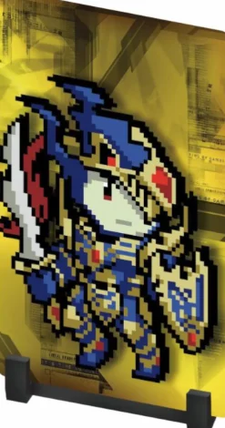 Yu-Gi-Oh! - Black Luster Soldier FiGGYZ Pixel Art 4.3" PVC Magnet