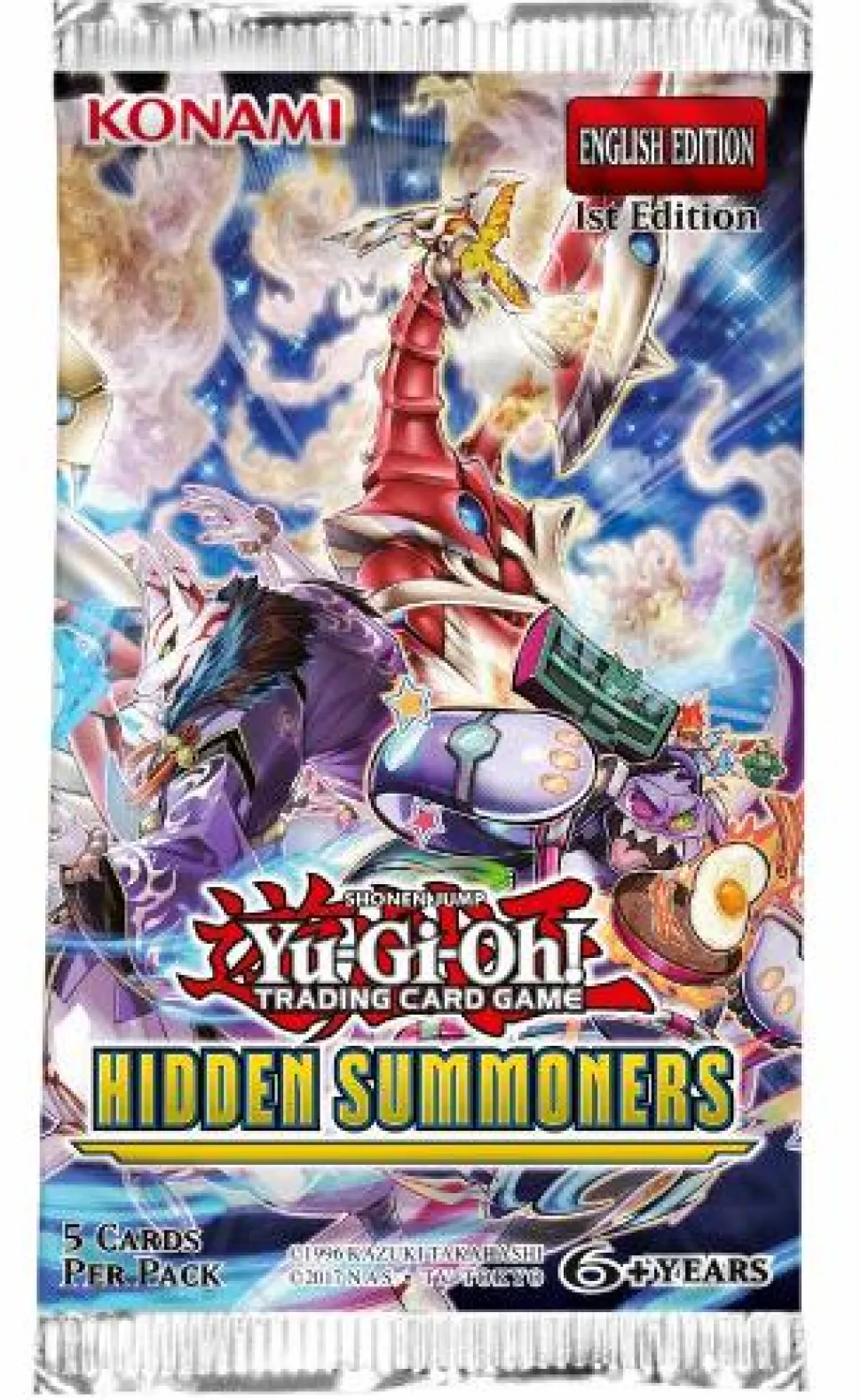 Yu-Gi-Oh! - Hidden Summoners Booster Pack (5 Cards)