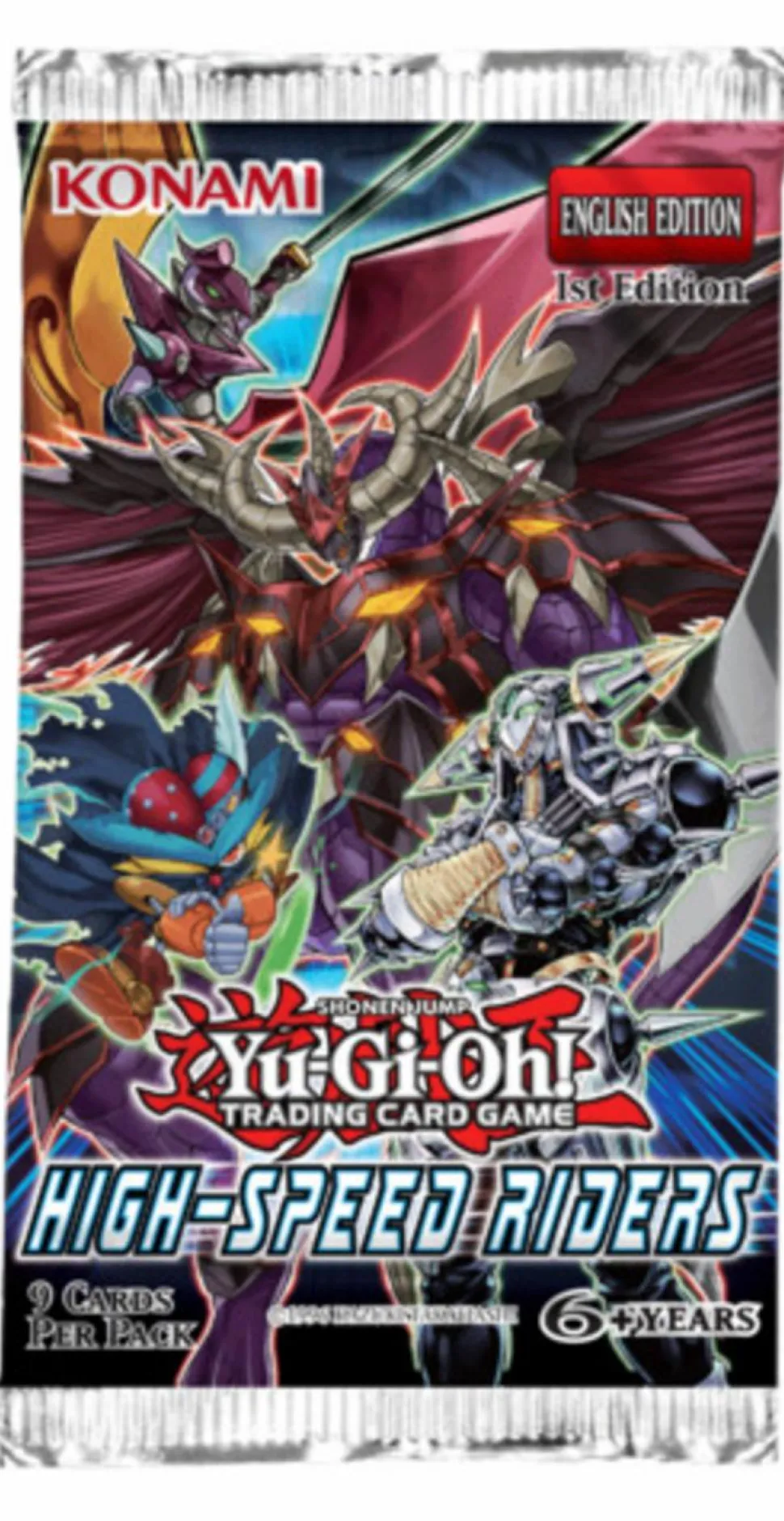 Yu-Gi-Oh! - High-Speed Riders Booster Pack (9 Cards)