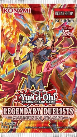 Yu-Gi-Oh! - Legendary Duelists Soulburning Volcano Booster Pack (5 Cards)