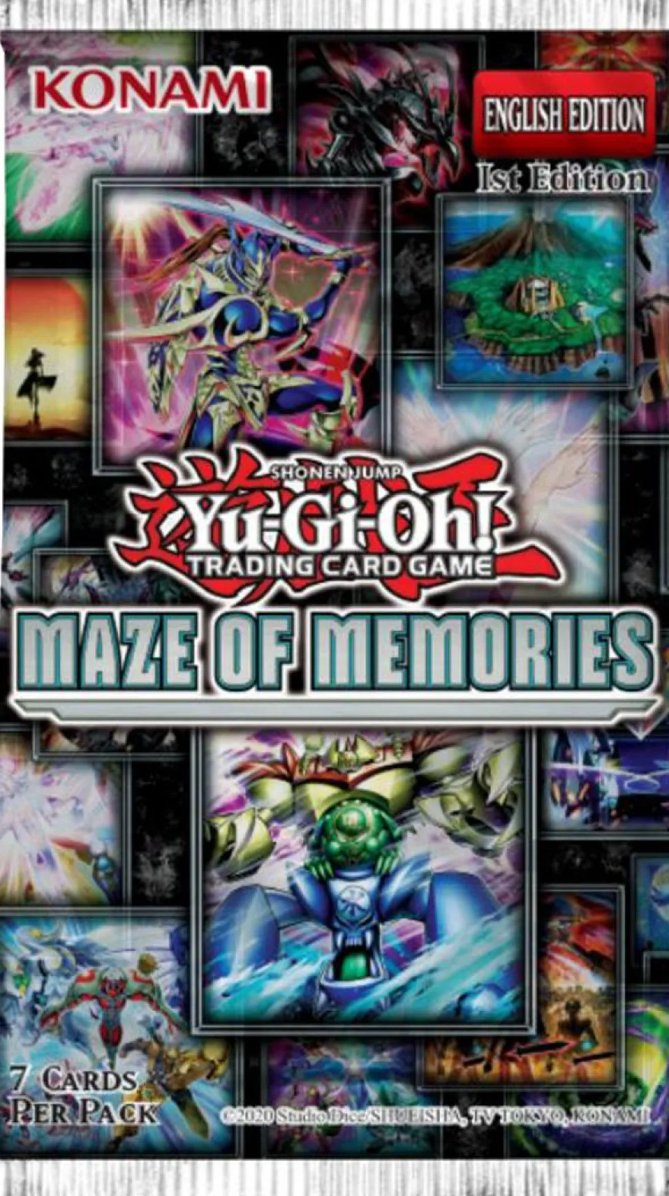Yu-Gi-Oh! - Maze of Memories Card Game Booster Pack (7 Cards)