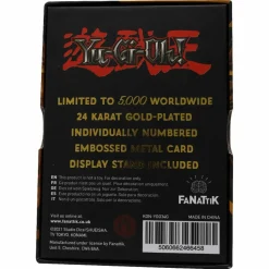 Yu-Gi-Oh! - Pot of Greed 24K Gold Plated Metal Card