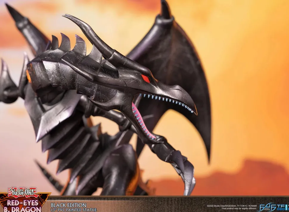 Yu-Gi-Oh! - Red Eyes B. Dragon (Black Edition) 13" PVC Statue