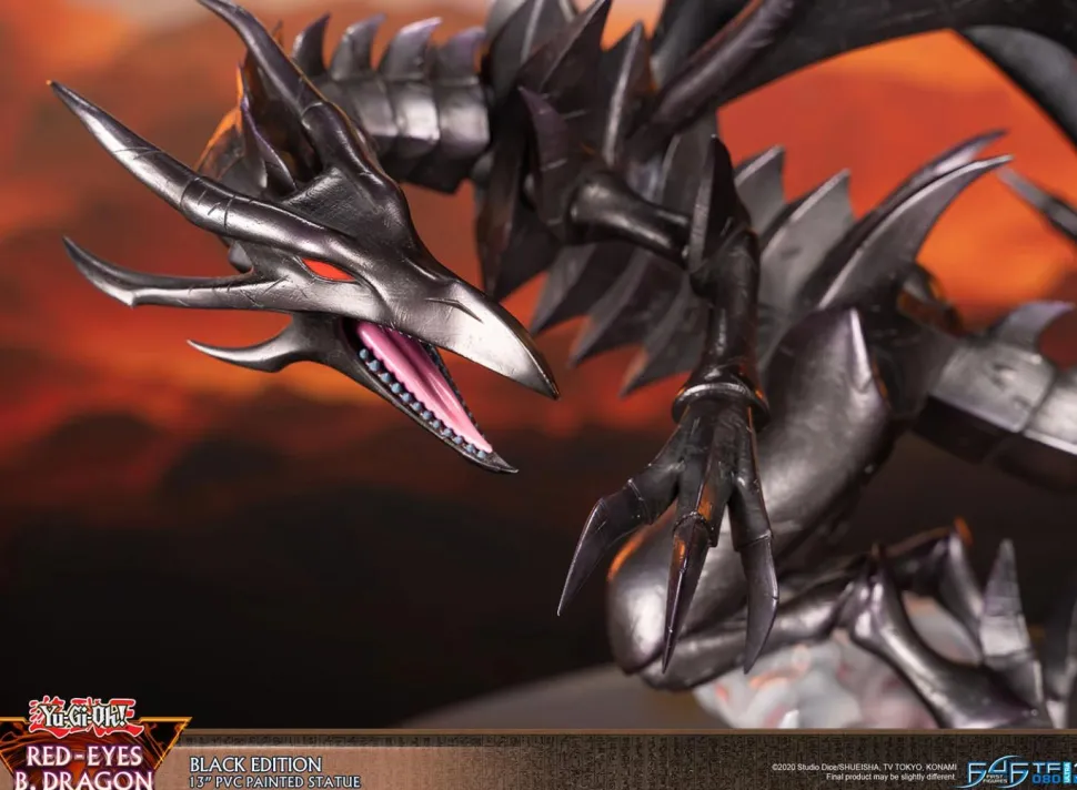 Yu-Gi-Oh! - Red Eyes B. Dragon (Black Edition) 13" PVC Statue