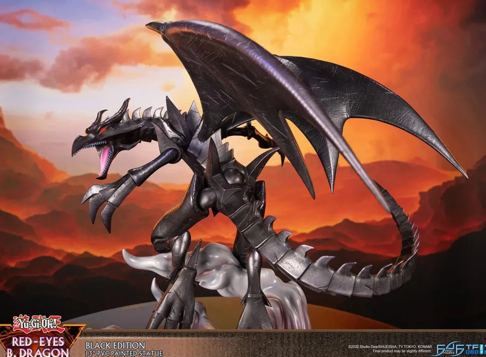 Yu-Gi-Oh! - Red Eyes B. Dragon (Black Edition) 13" PVC Statue