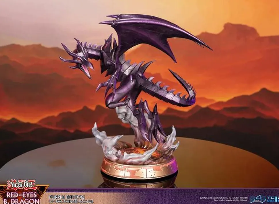 Yu-Gi-Oh! - Red Eyes B. Dragon (Purple Edition) 13" PVC Statue