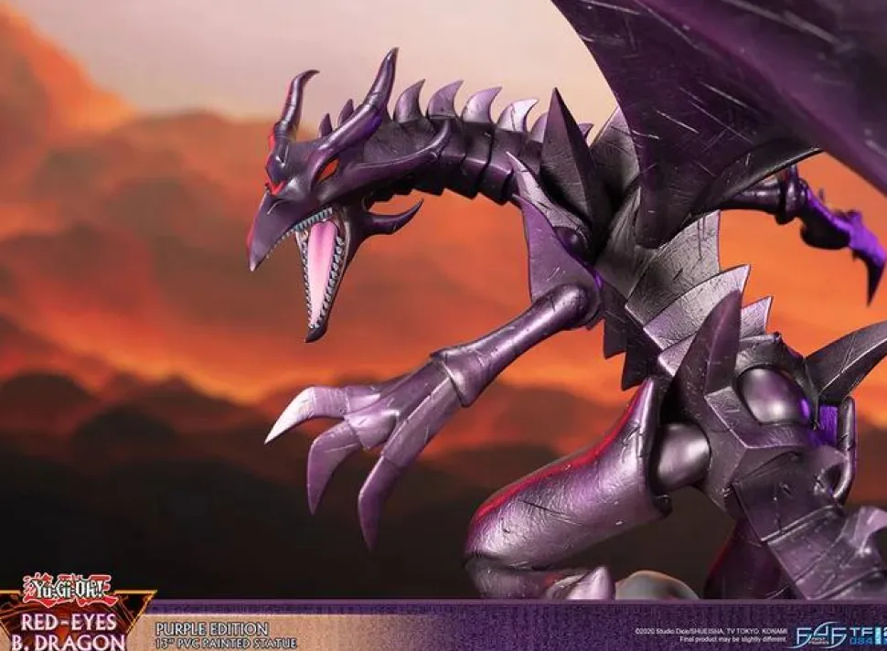 Yu-Gi-Oh! - Red Eyes B. Dragon (Purple Edition) 13" PVC Statue