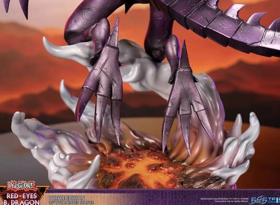 Yu-Gi-Oh! - Red Eyes B. Dragon (Purple Edition) 13" PVC Statue