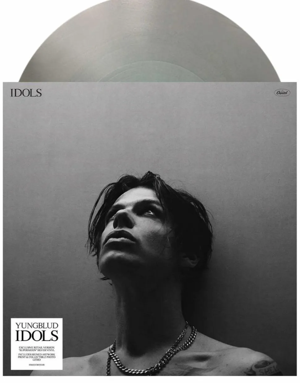 Yungblud - Idols LP Vinyl Record (Indie Exclusive Supermoon Silver Coloured Vinyl)