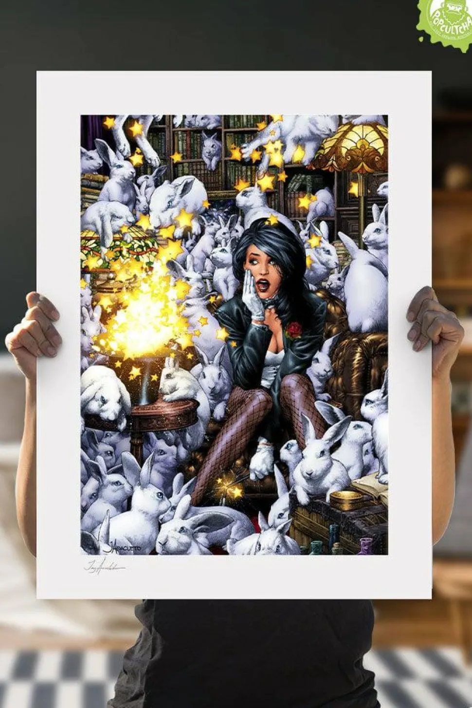 Zatanna - Zatanna Fine Art Print by Jay Anacleto