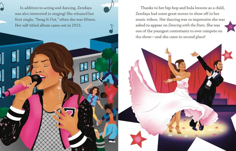 Zendaya - A Little Golden Book Biography Hardcover Book