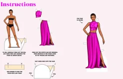 Zendaya - Dress Up Zendaya: A Zendaya Paper Doll Book Paperback Book