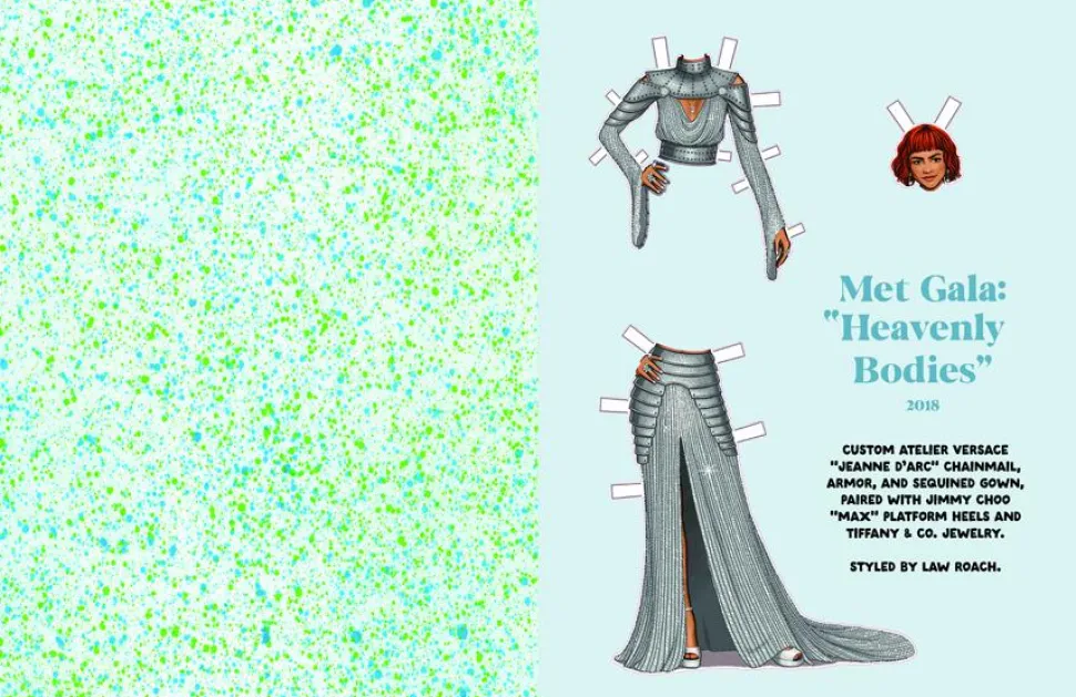 Zendaya - Dress Up Zendaya: A Zendaya Paper Doll Book Paperback Book