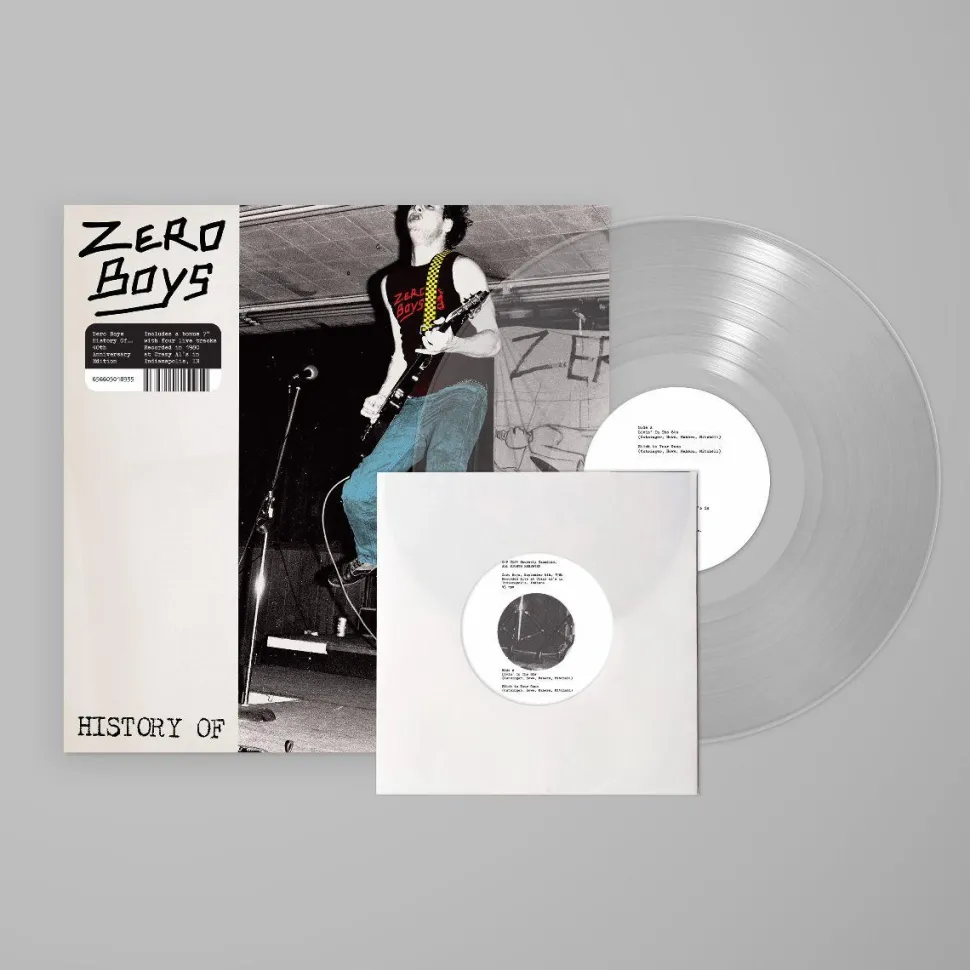 Zero Boys - History Of... LP + 7" Vinyl Record (Clear Vinyl)