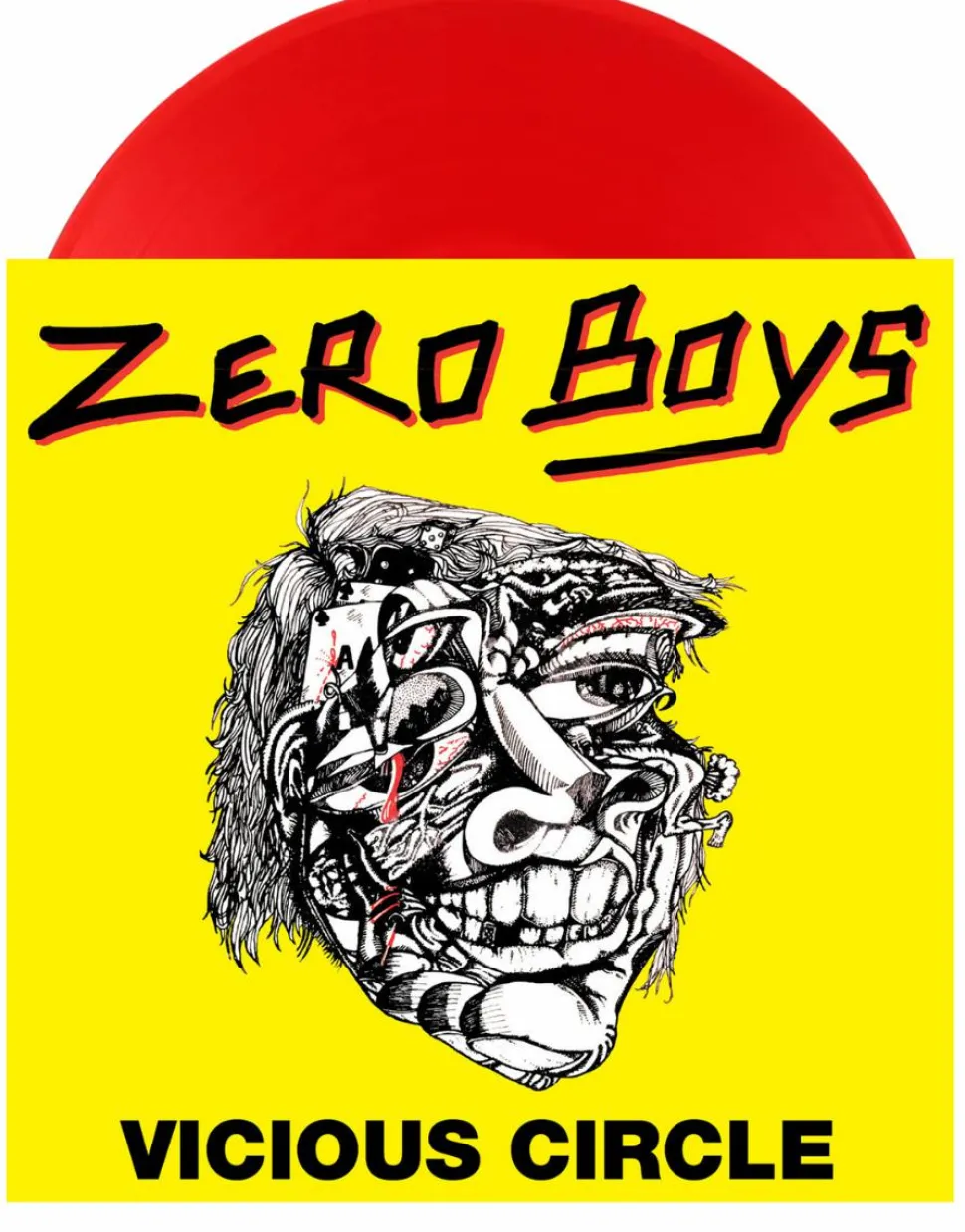 Zero Boys - Vicious Circle LP Vinyl Record (SC25 Exclusive Opaque Red Coloured Vinyl)