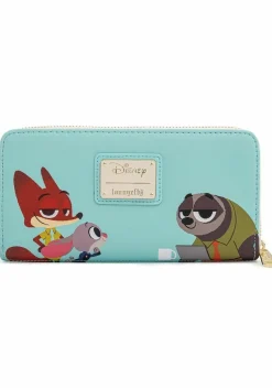 Zootopia - Chibi Group 8” Faux Leather Zip-Around Wallet