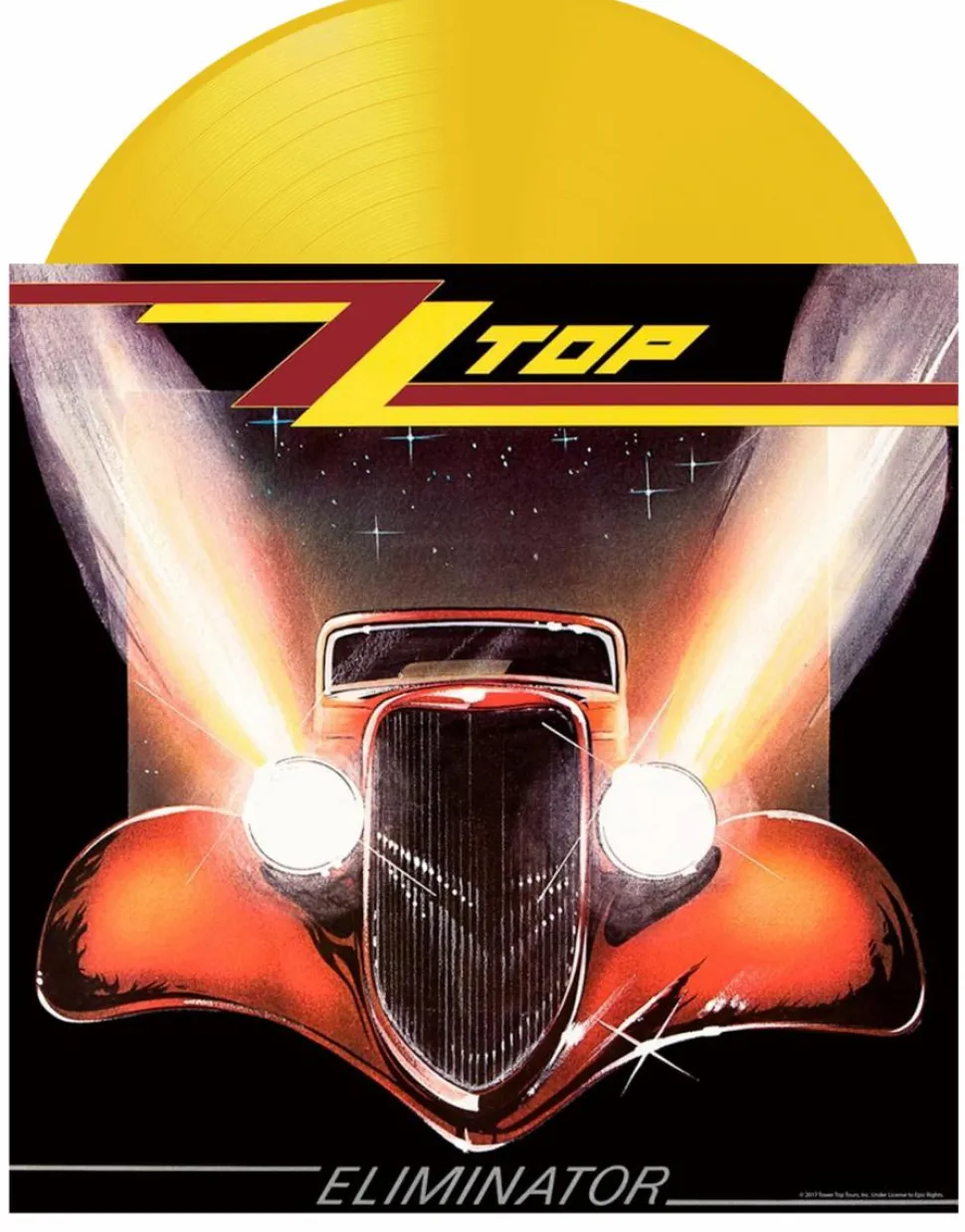 ZZ Top - Eliminator LP Vinyl Record (Yellow Coloured Vinyl)